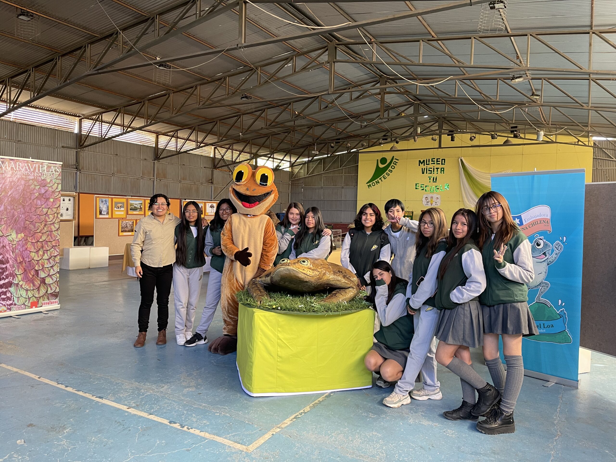 Museo visita tu escuela inicia ciclo 2023 en Colegio ecológico Montessori
