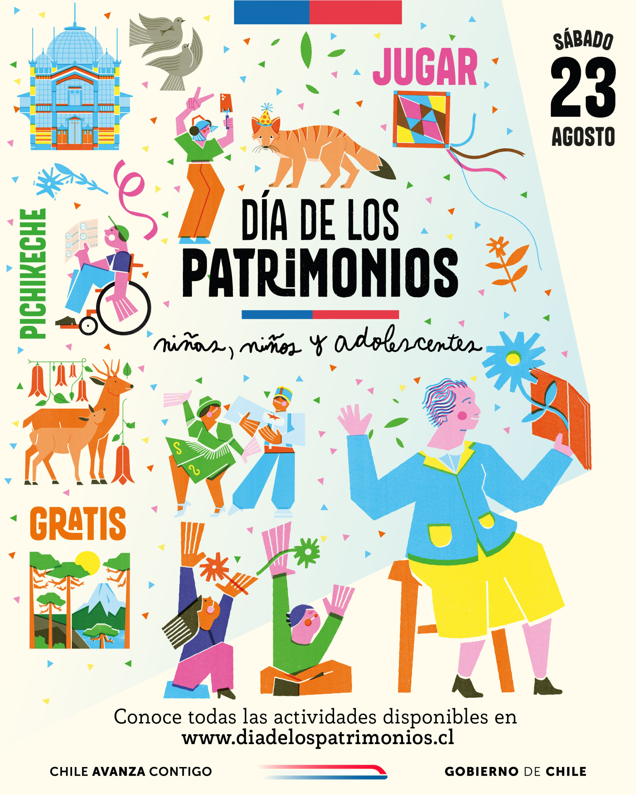 Día de los patrimonios, niñas, niños y adolescentes en MUHNCAL